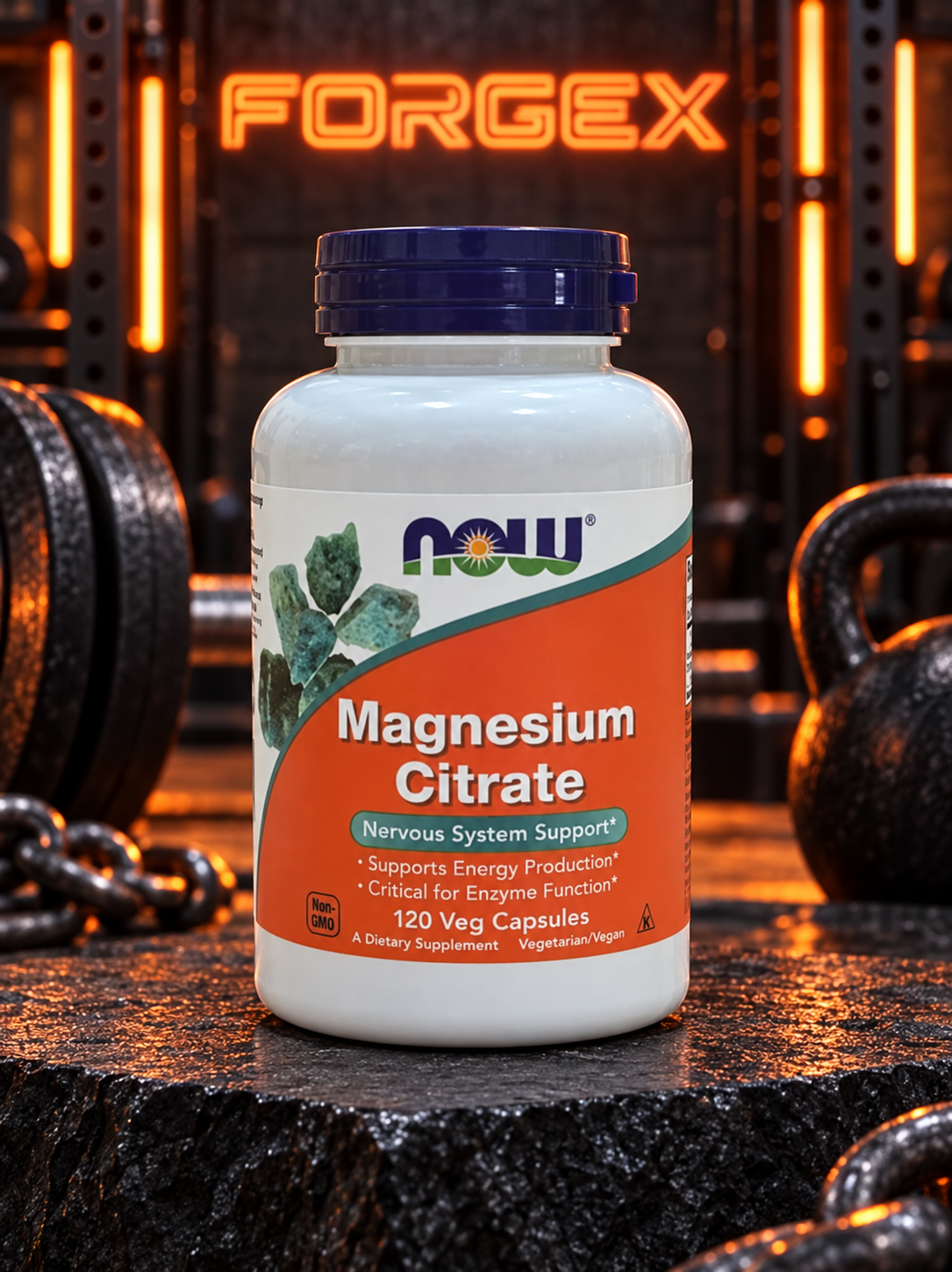 Magnesium Citrate от NOW Foods 120caps — Не указан