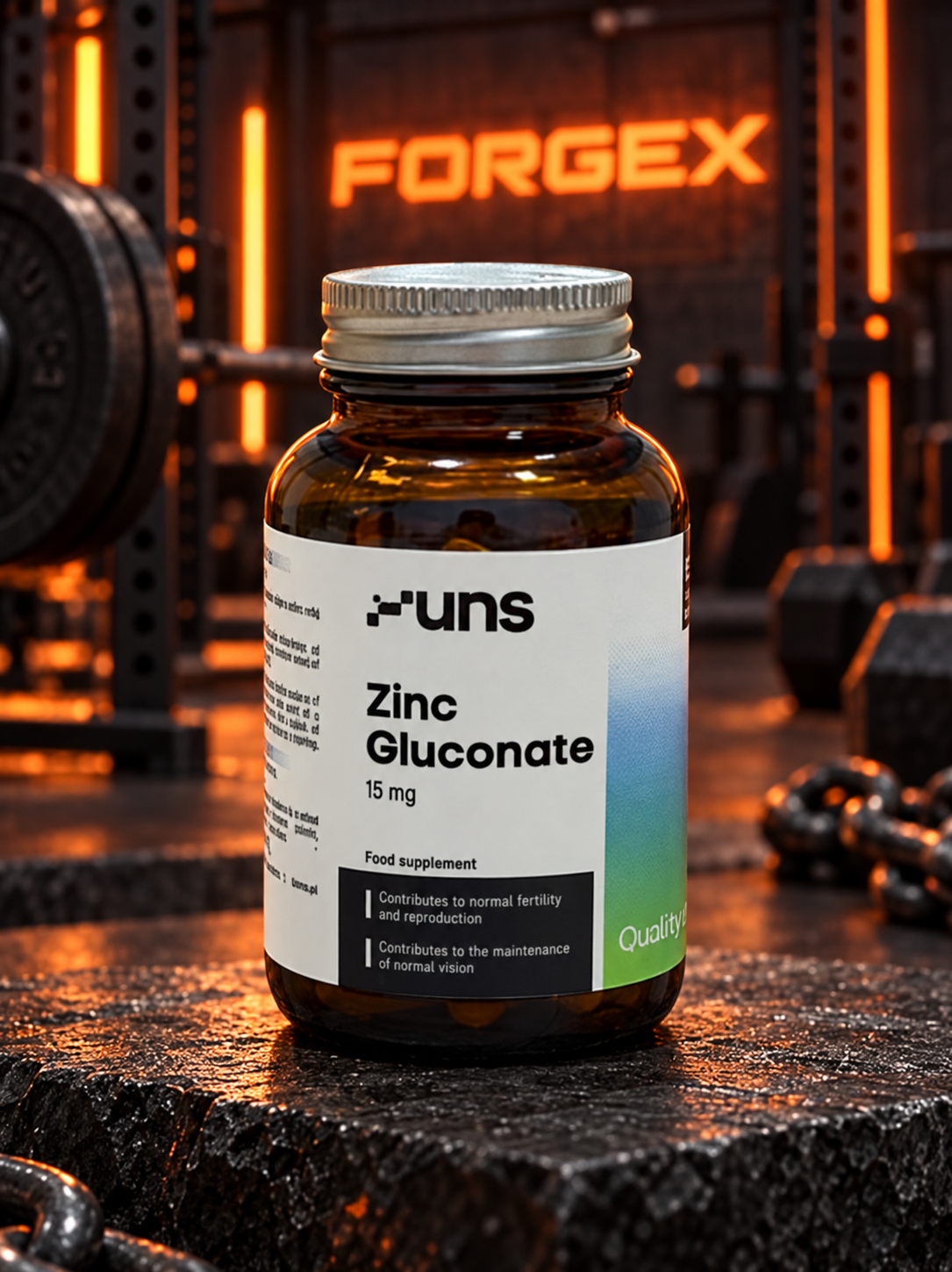 Zinc Gluconate 15 mg от UNS — Не указан