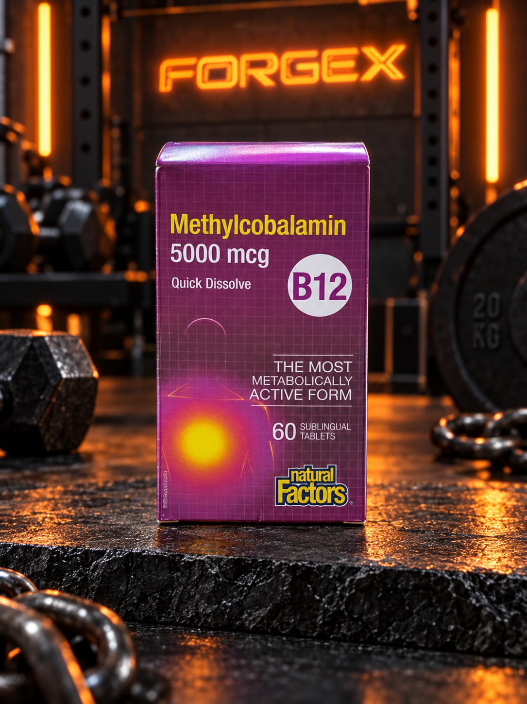 Natural Factors Methylcobalamin B12 5000 mcg — Не указан